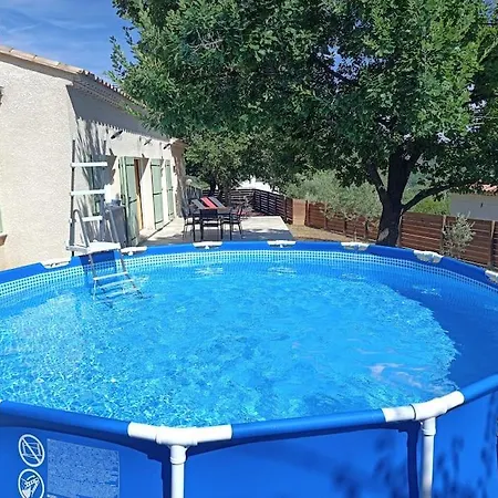Agreable Villa Au Calme Avec Vue Anduze Exterior photo